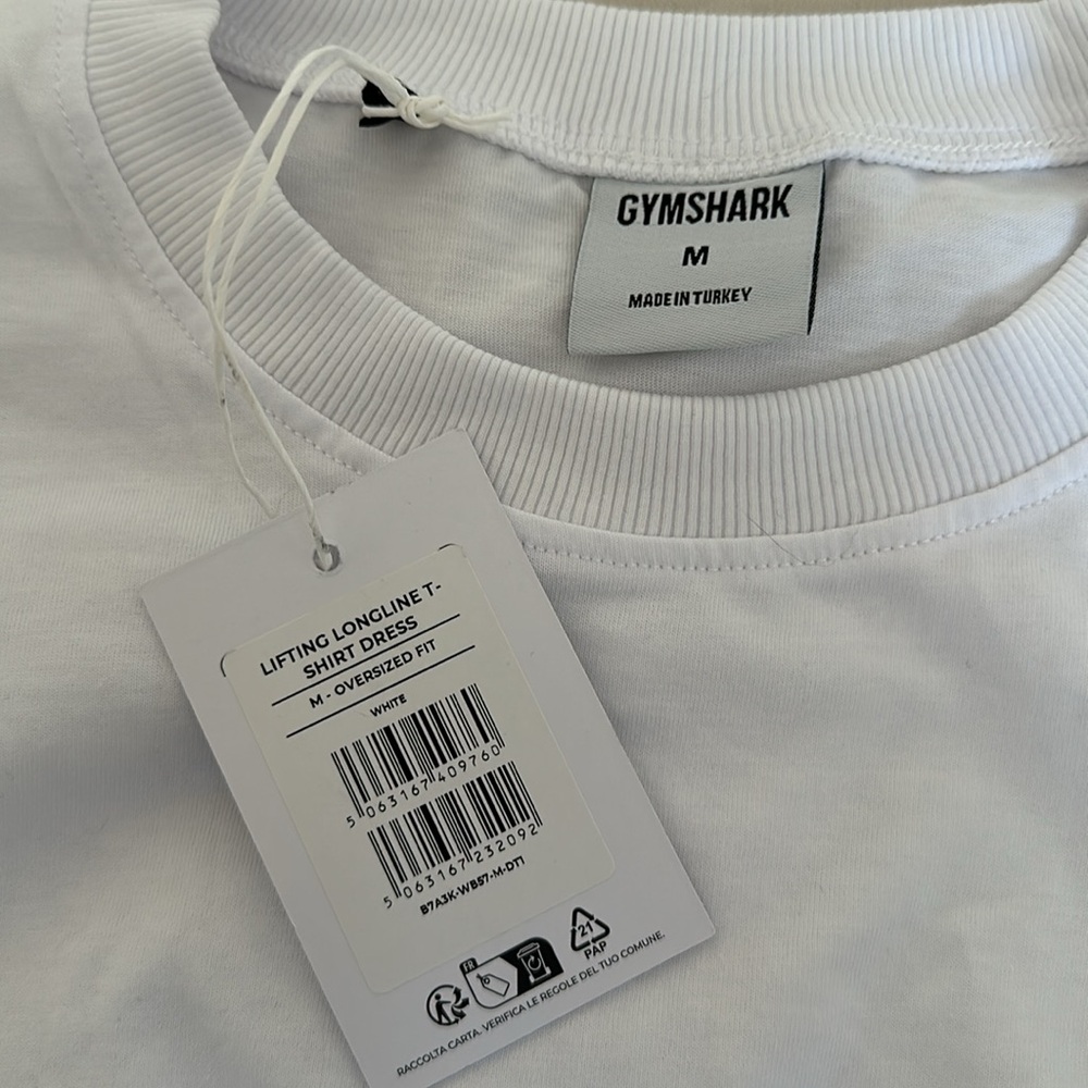 GYMSHARK Lifting Longline T Shirt Dress - Picture 7 of 8
